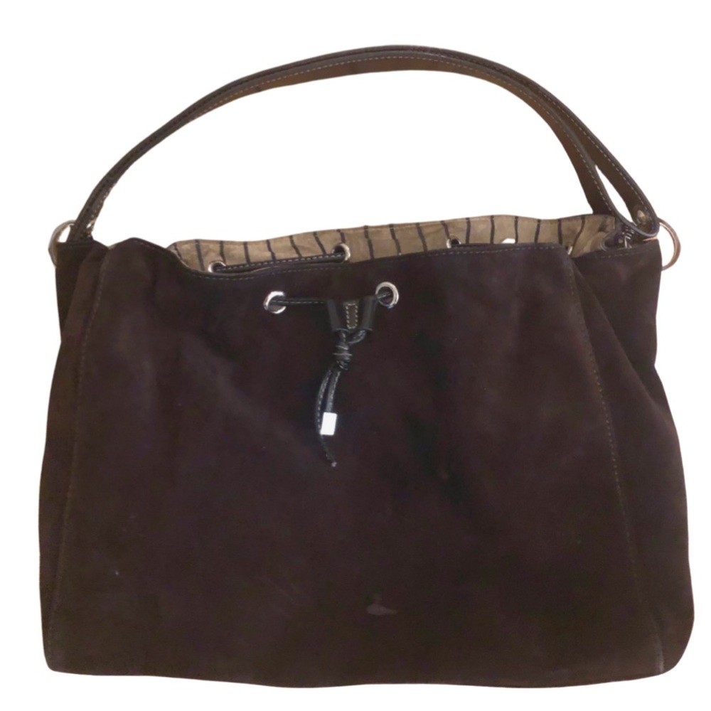 Kate Spade Brown Suede Shoulder Purse